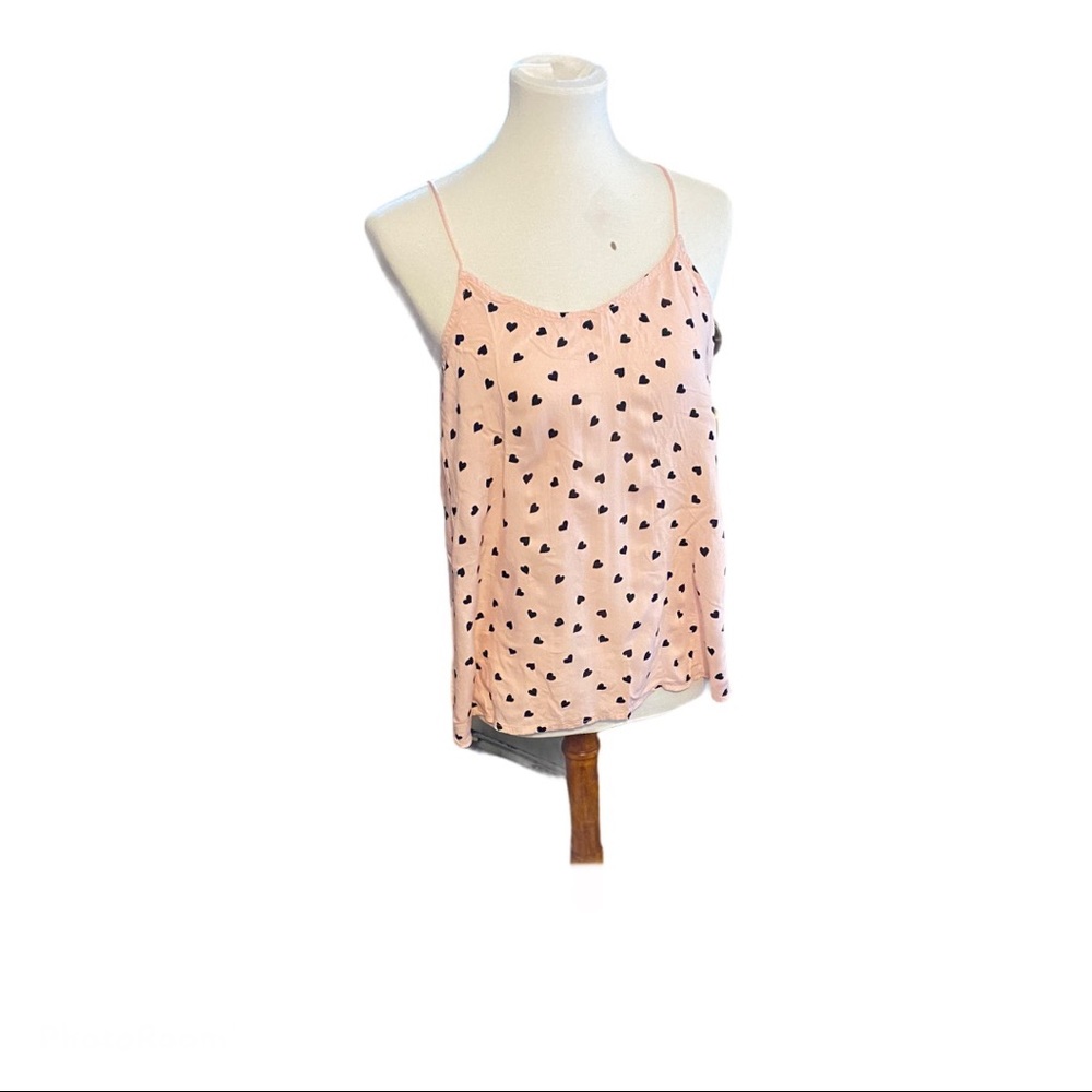 No Boundaries Pink Heart Tank (L)